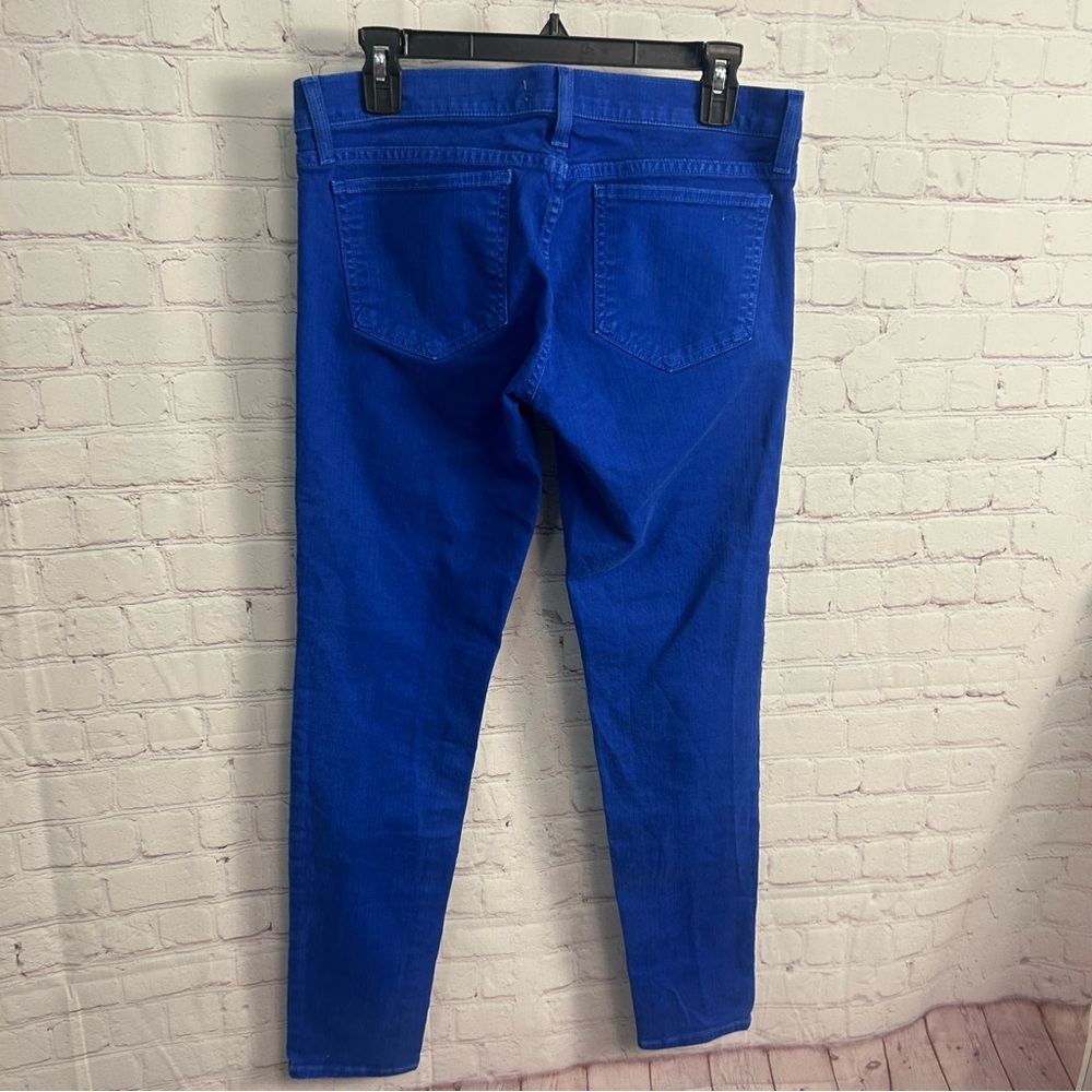 Rebecca Minkoff royal blue slim denim bleeker size 30 waist preppy designer - Picture 11 of 12